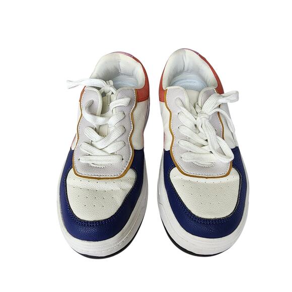 Steve Madden Dandy Faux Leather Platform Sneakers 8M - Picture 2 of 9